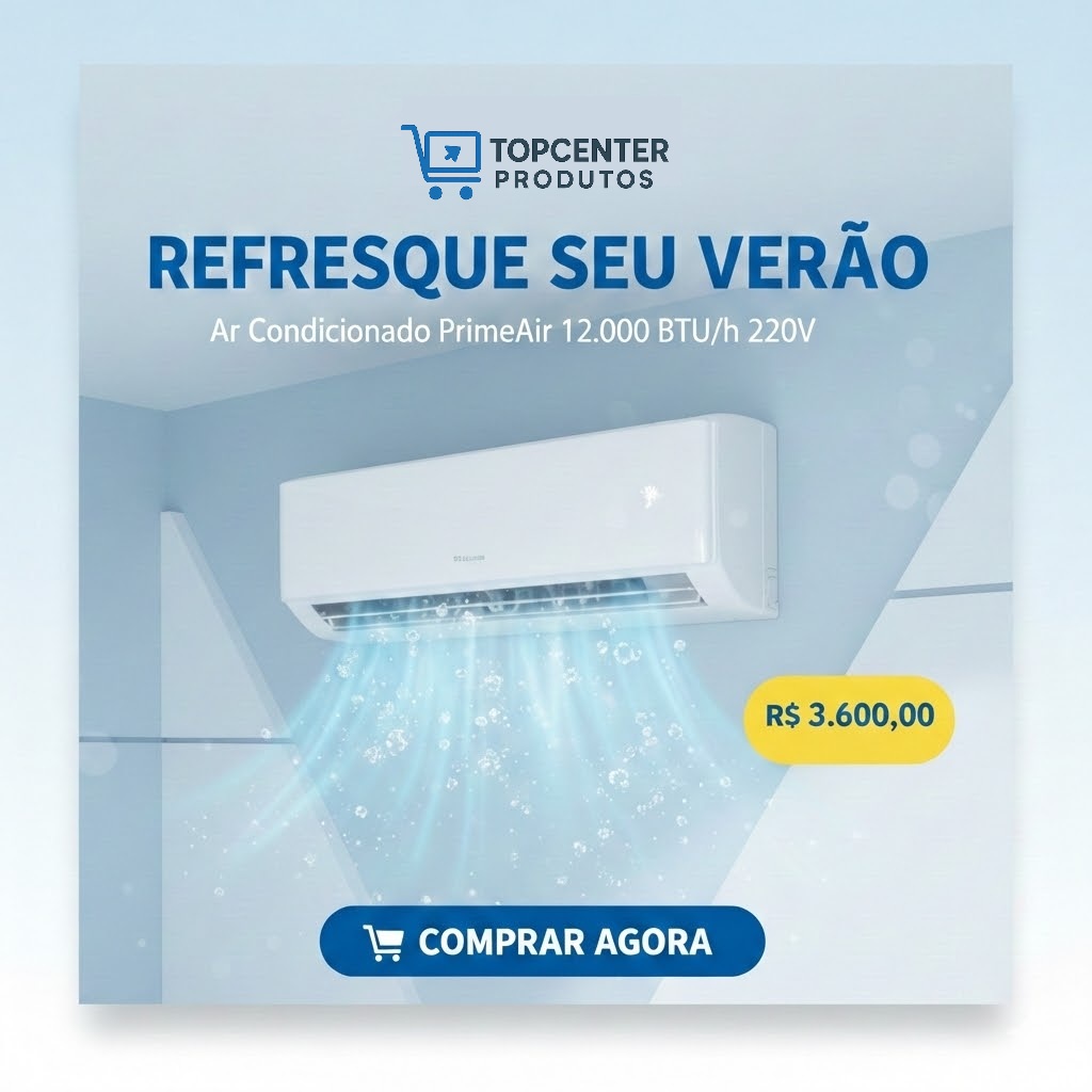Ar Condicionado PrimeAir - TopCenter Produtos