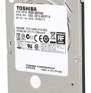 HD Toshiba 500gb Notebook mq01abf050