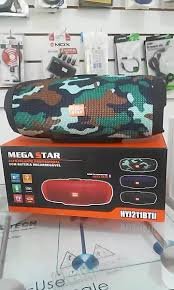 Mega Star Caixa de Som HYJ211BTII - Verde Camuflado